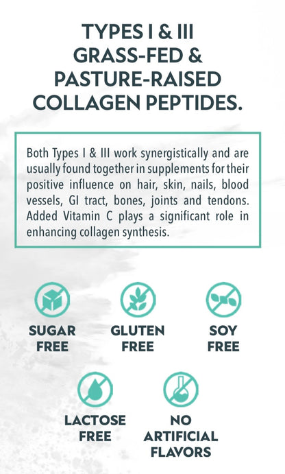 Women’s Unflavored Hydrolyzed Collagen Peptides with Vitamin C for Extra Absorption, with 2-tbsp Powder Pal Multi-Purpose Scoop and Funnel