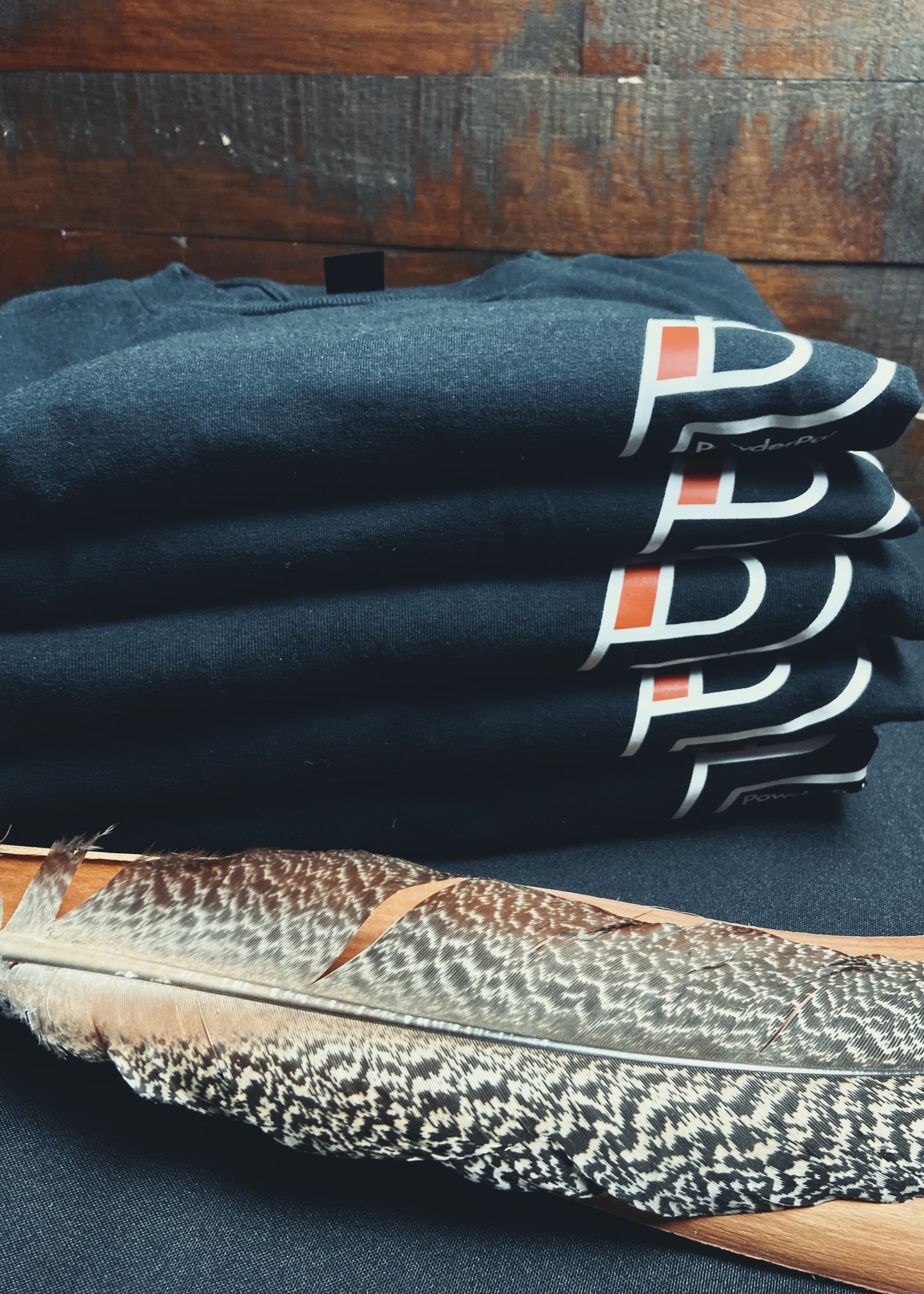 Powder Pal T-Shirt-Unisex top with logo on front and back, short sleeve